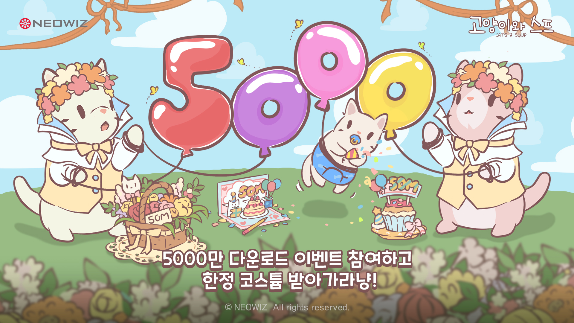 Cats & Soup’ from NEOWIZ hits 50 million downloads on global Android & iOS markets